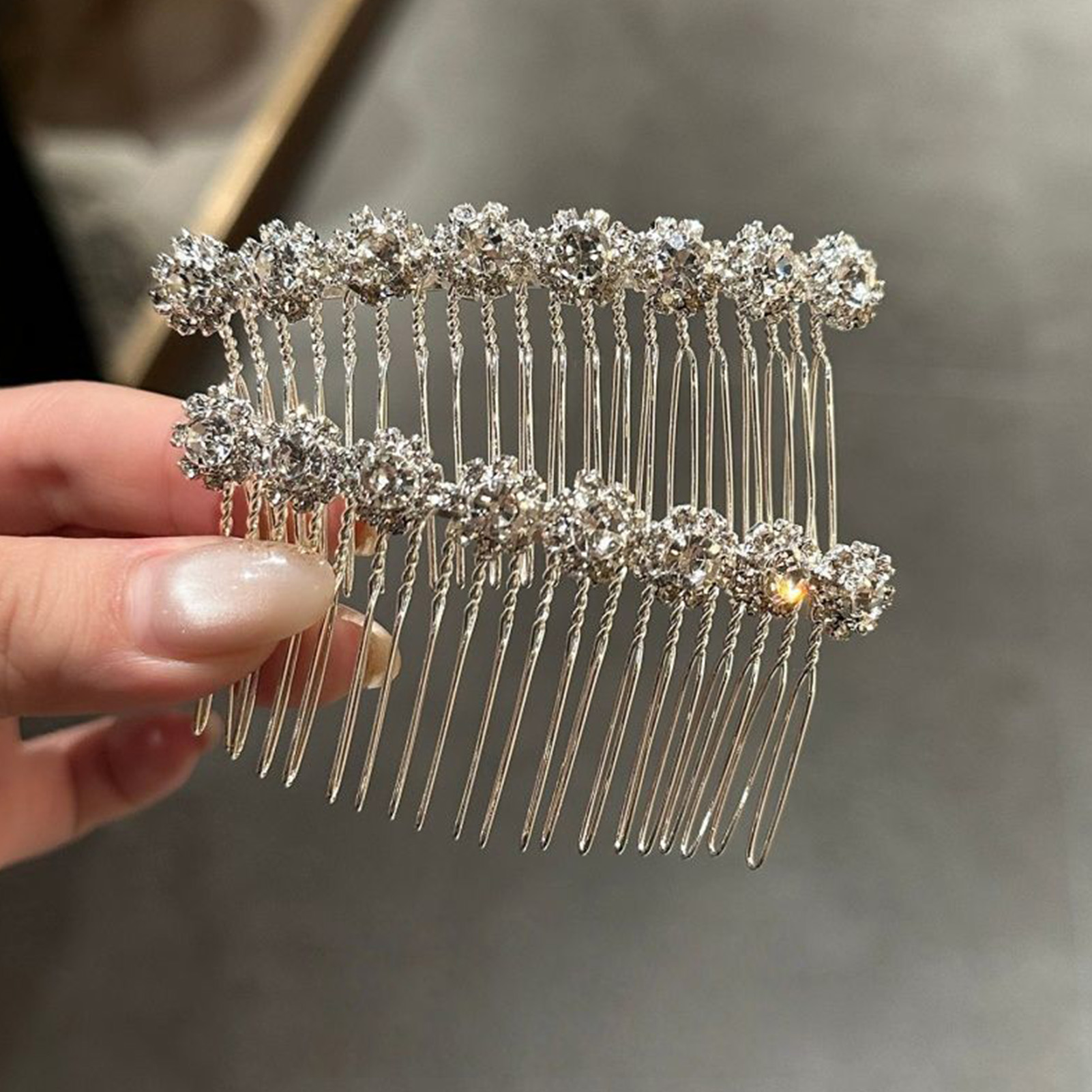 Wedding Decoration Supply - Pentes de Cabelo Minimalistas com Strass