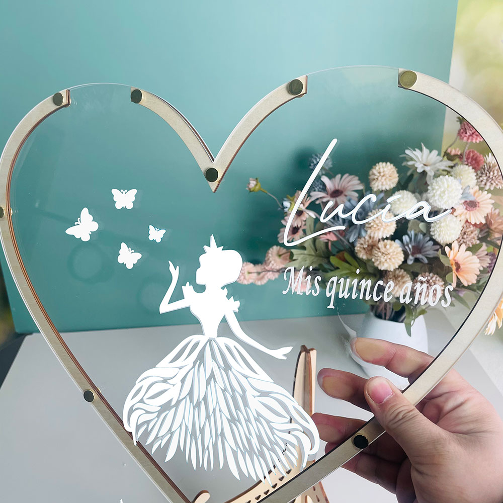 Personalized Guest Book - Livro de visitas personalizado mis 16