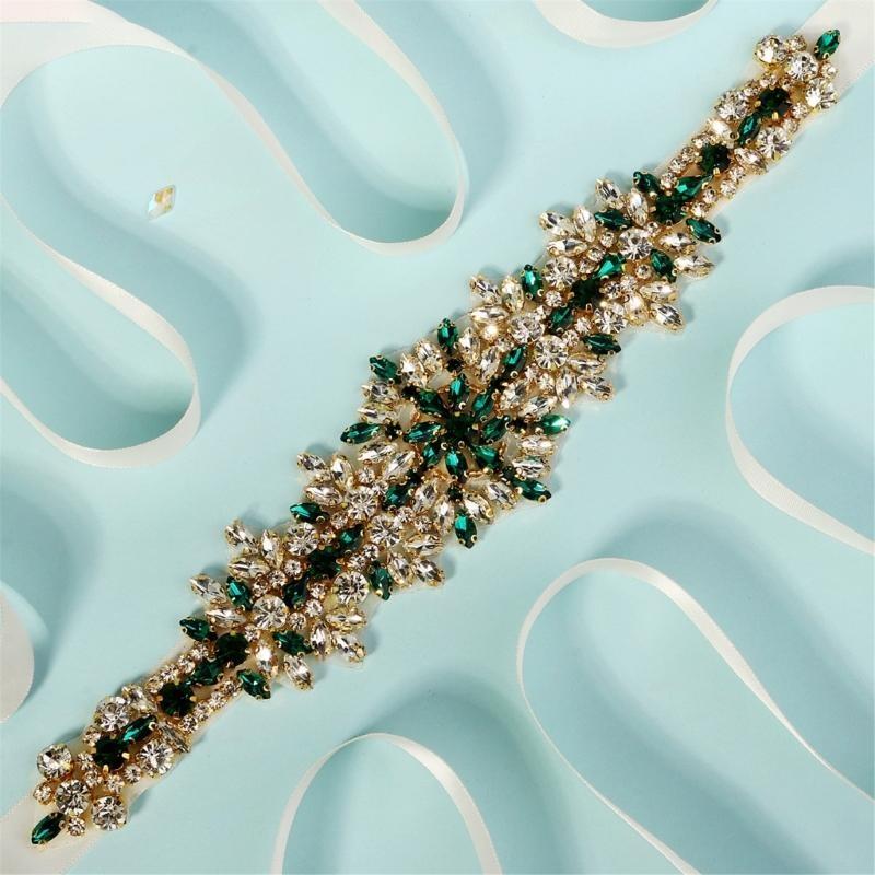 Bridal Sash Ribbon - 652f luxuoso cinto para casamento artesanal