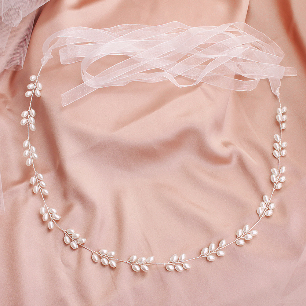 Bridal Sash Ribbon - Cinto de Noiva com Pérolas e