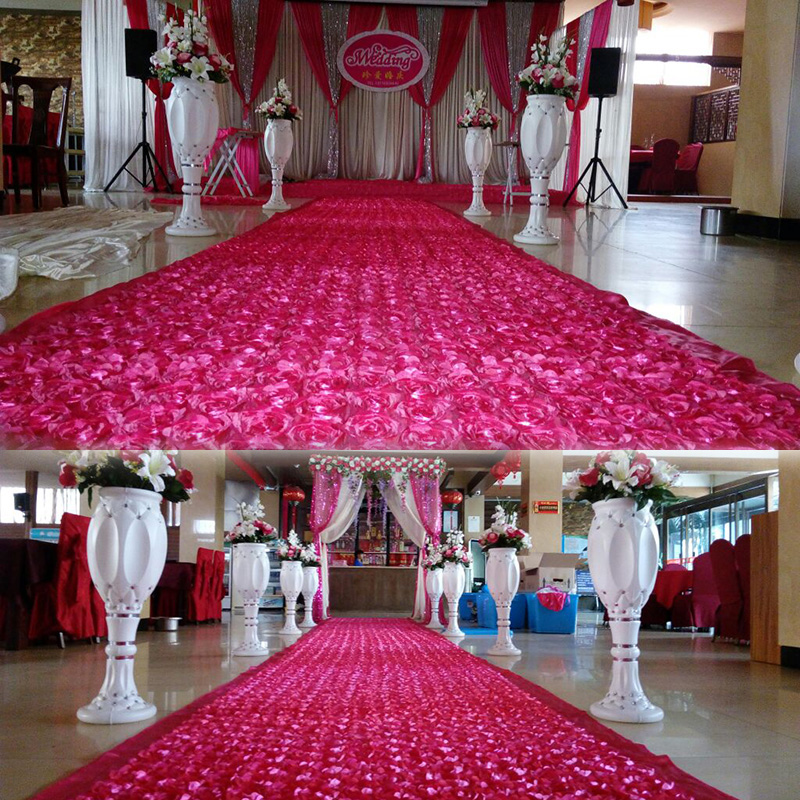 Wedding Backdrop Curtain - Tecido de Cetim de 10 Jardas
