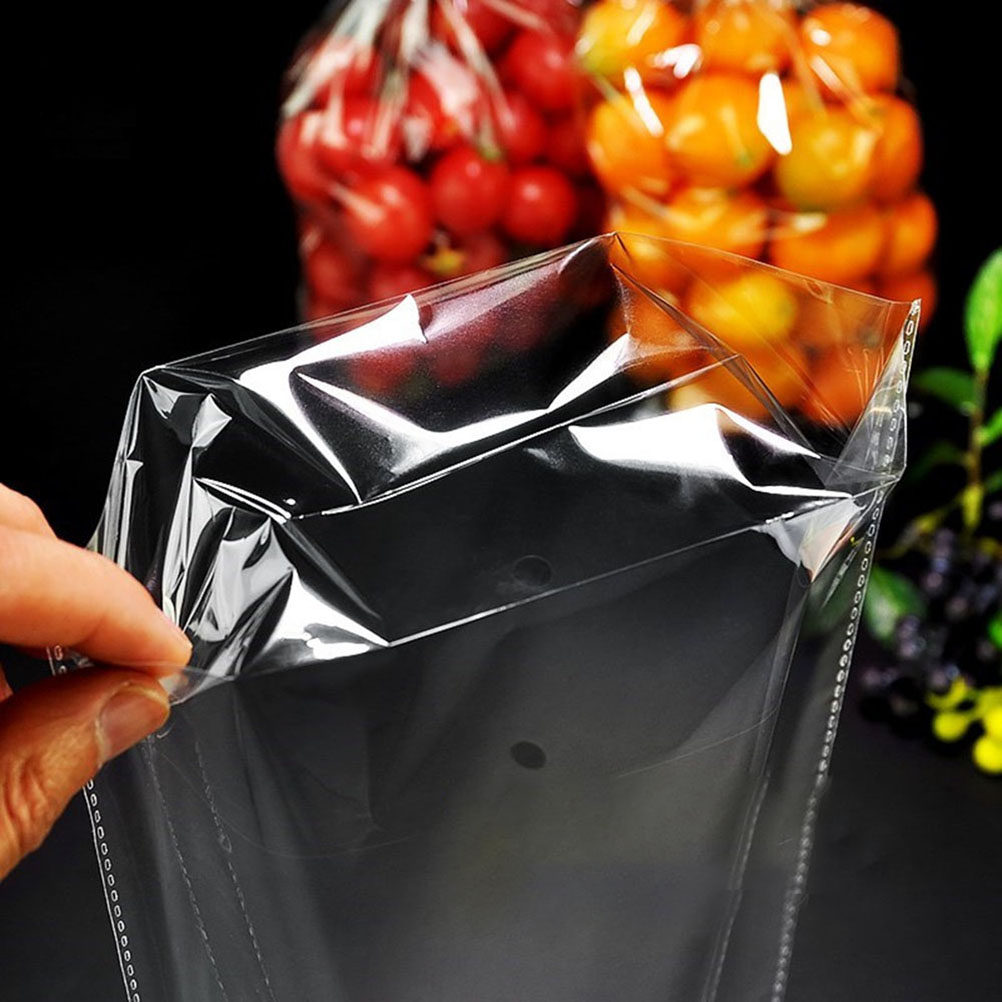 Wedding Packaging - 50 Sacos Transparentes Planos para Alimentos,