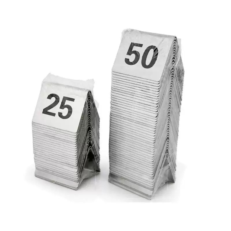 Números de mesa de aço inoxidá - Table Number Gold avaliação e preço