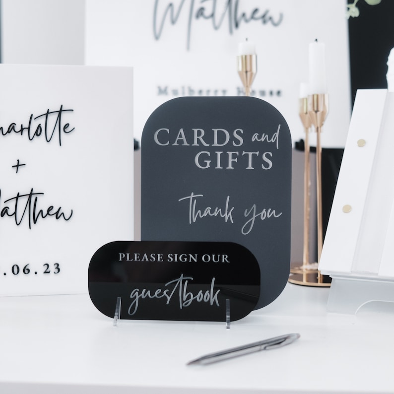 Caixa de Cartão Branca para Ca - Personalized Guest Book avaliação e preço