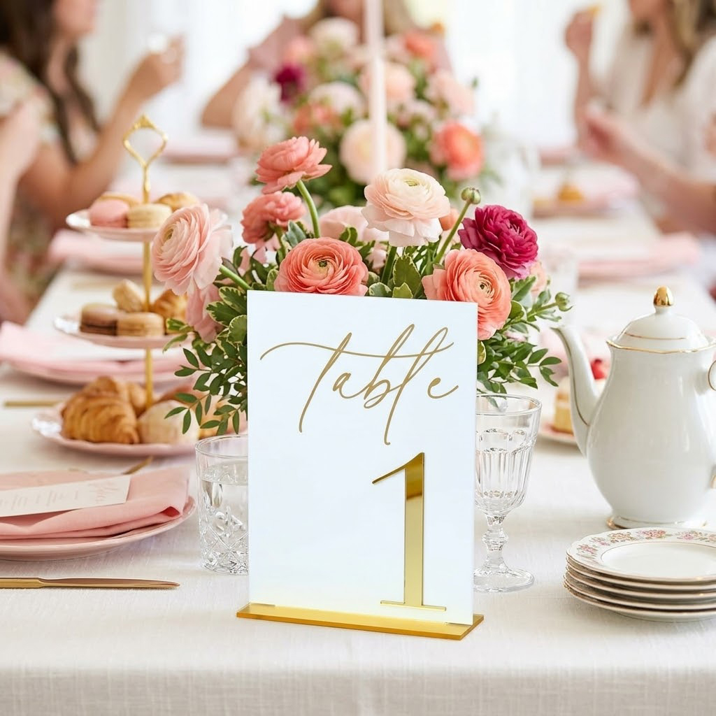 Números de Mesa para Casamento - Table Number Gold avaliação e preço