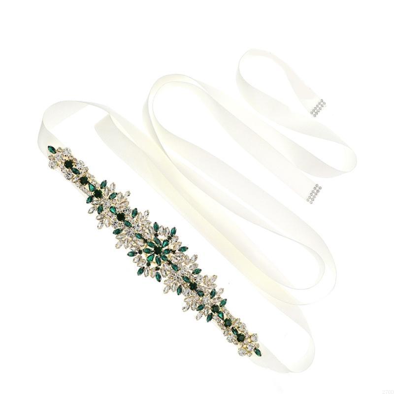 Luxuoso faixa casamento fita c - Bridal Sash Ribbon avaliação e preço