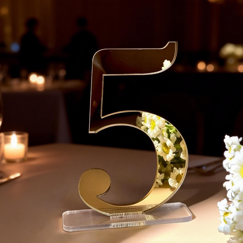 Números para Mesas de Casament - Table Number Gold avaliação e preço