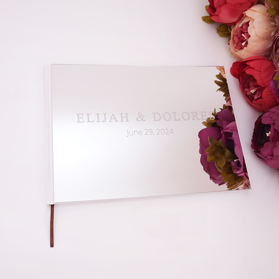 25x18cm personalizado horizont - Personalized Guest Book avaliação e preço