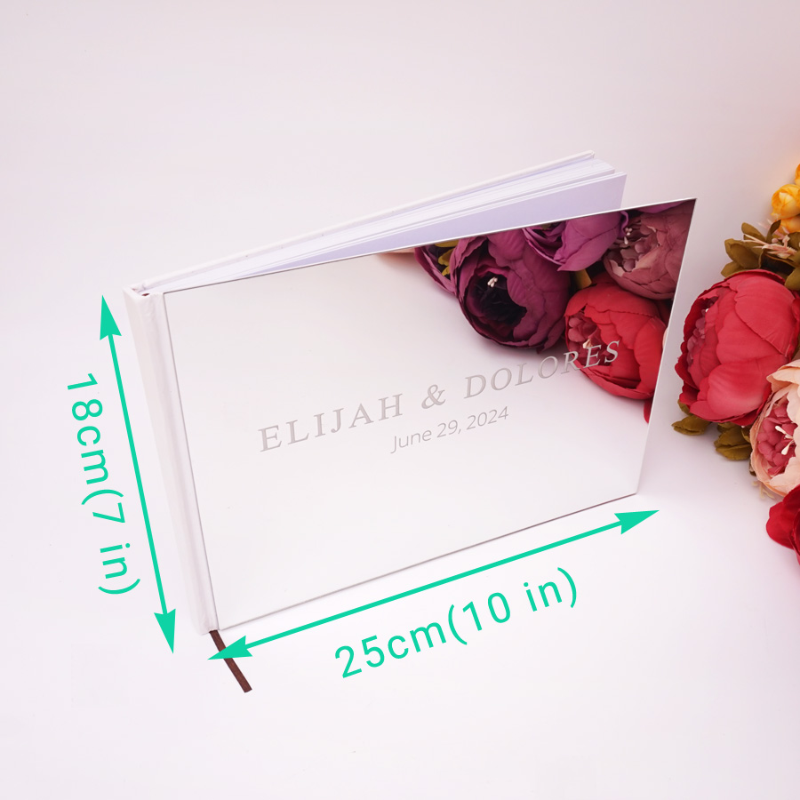 25x18cm personalizado horizont - Personalized Guest Book avaliação e preço