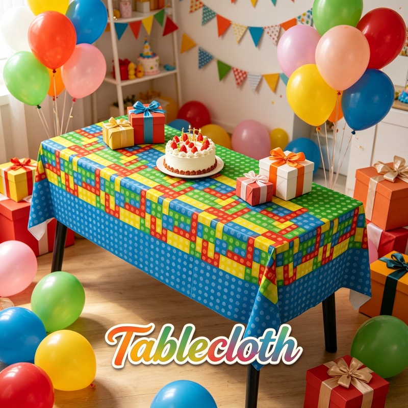 Toalha de Mesa Estilo Bloco de - Wedding Supply Kit avaliação e preço