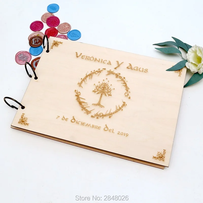Livro de visitas de casamento  - Personalized Guest Book avaliação e preço