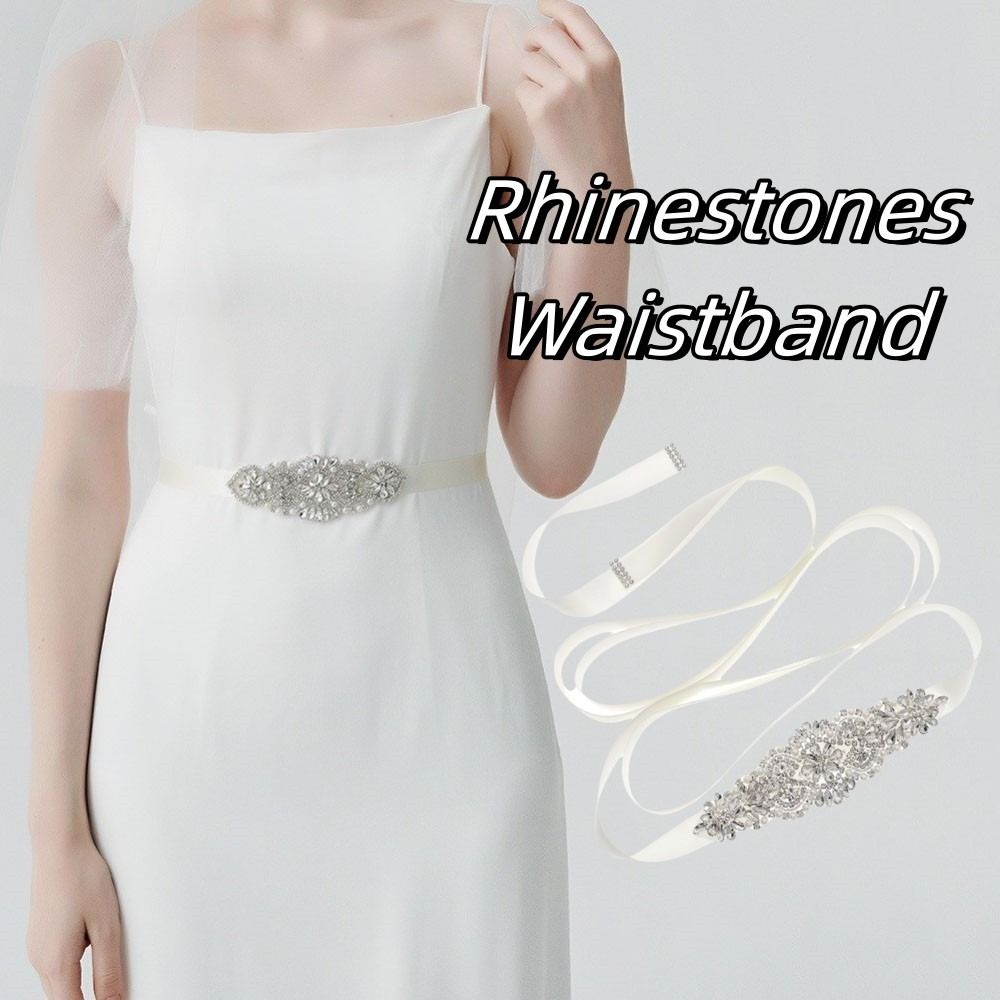 Cinto de Noiva Longo Estilo Co - Bridal Sash Ribbon avaliação e preço