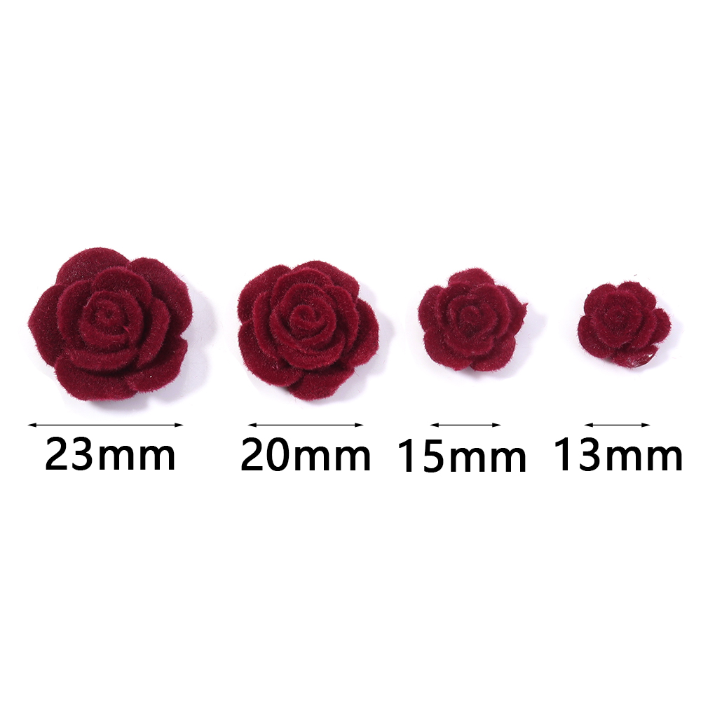 20 pçs resina rosa flor vinho  - Wedding Decoration Supply avaliação e preço
