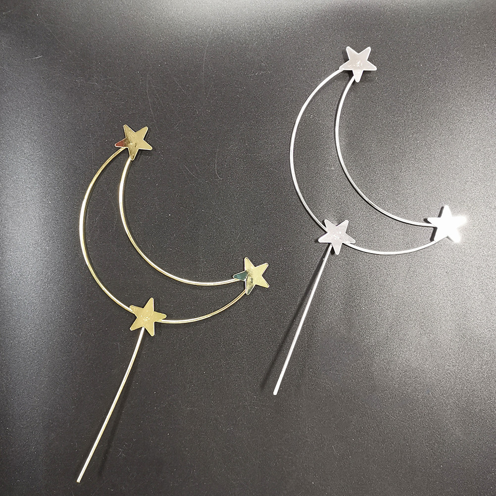 4 Peças de Topper de Bolo Lua  - Wedding Decoration Supply avaliação e preço