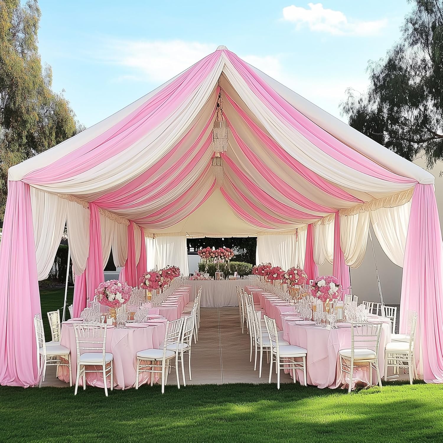 Cortinas de pano de fundo bran - Wedding Backdrop Curtain avaliação e preço
