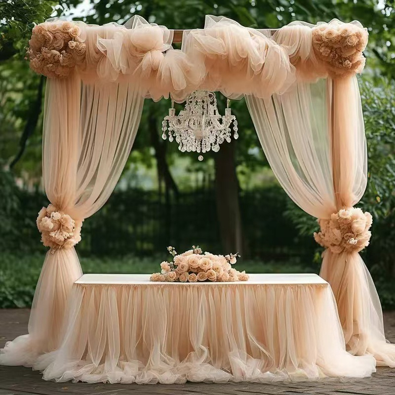 Tecido para Arco de Casamento  - Wedding Backdrop Curtain avaliação e preço