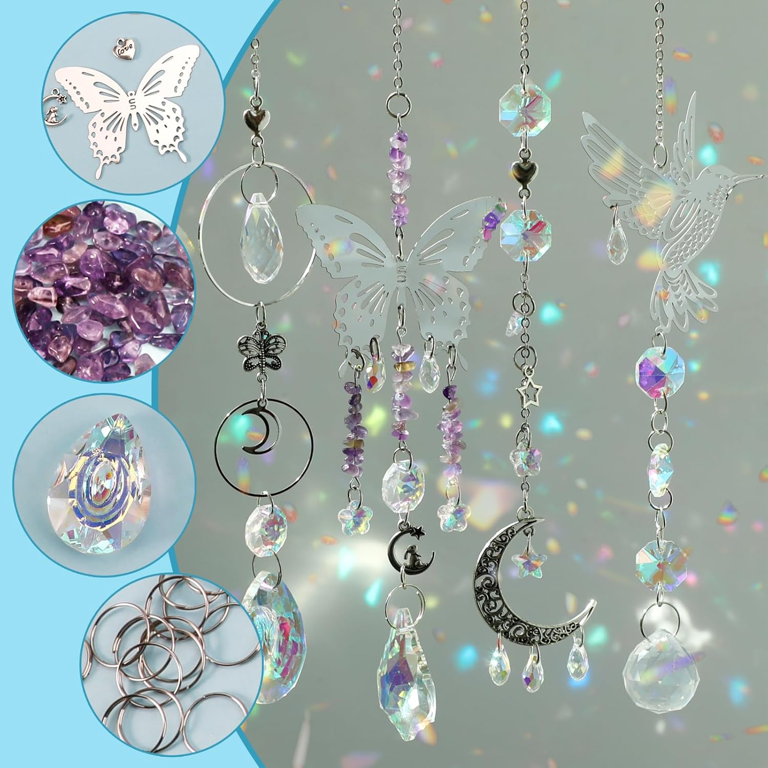 Diy 400 pçs suncatchers fazend - Wedding Supply Kit avaliação e preço