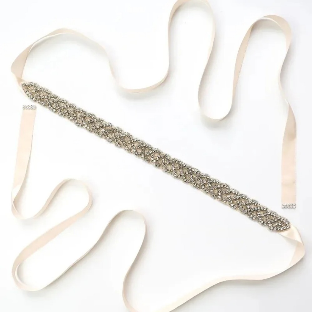 Acessórios para Vestido de Dam - Bridal Sash Ribbon avaliação e preço