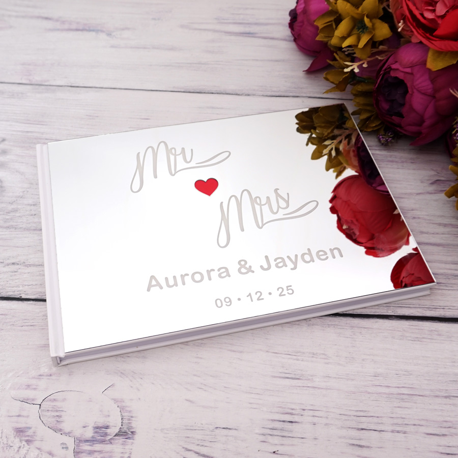 Nome e data gravados personali - Personalized Guest Book avaliação e preço