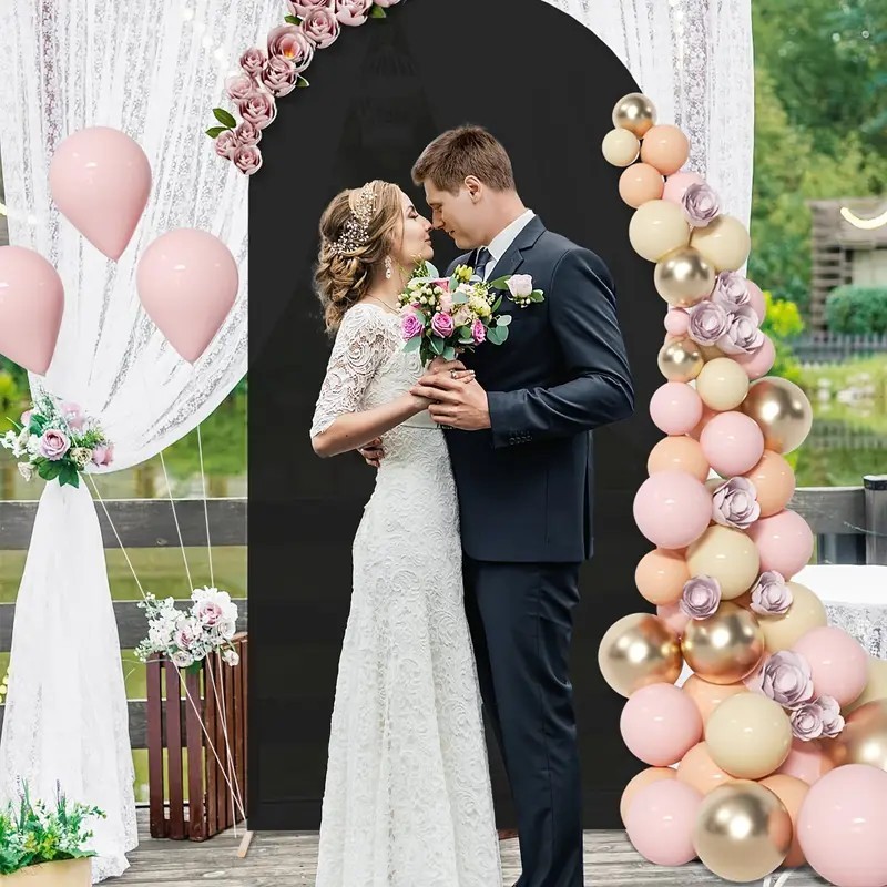 Arco de casamento preto capa d - Wedding Backdrop Curtain avaliação e preço
