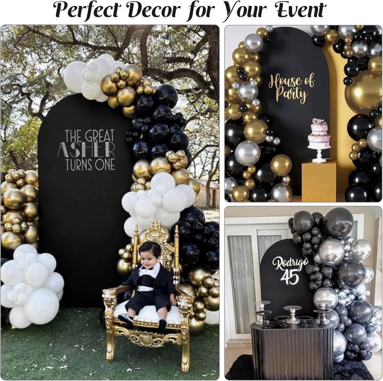 Arco de casamento preto capa d - Wedding Backdrop Curtain avaliação e preço