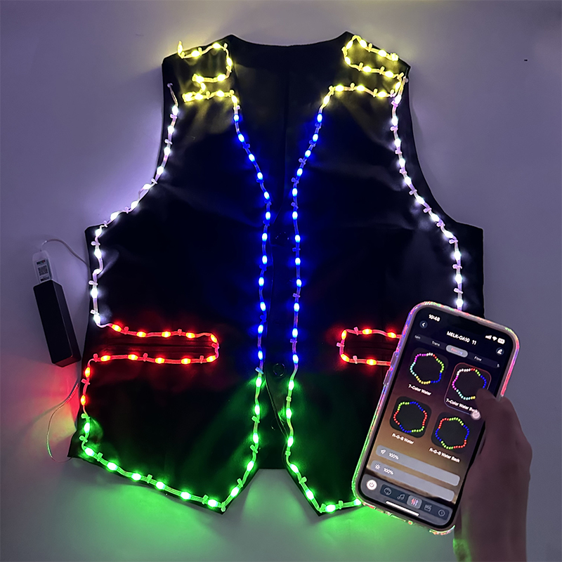 Traje de led colorido luminoso - Suit Supply Wedding Party avaliação e preço