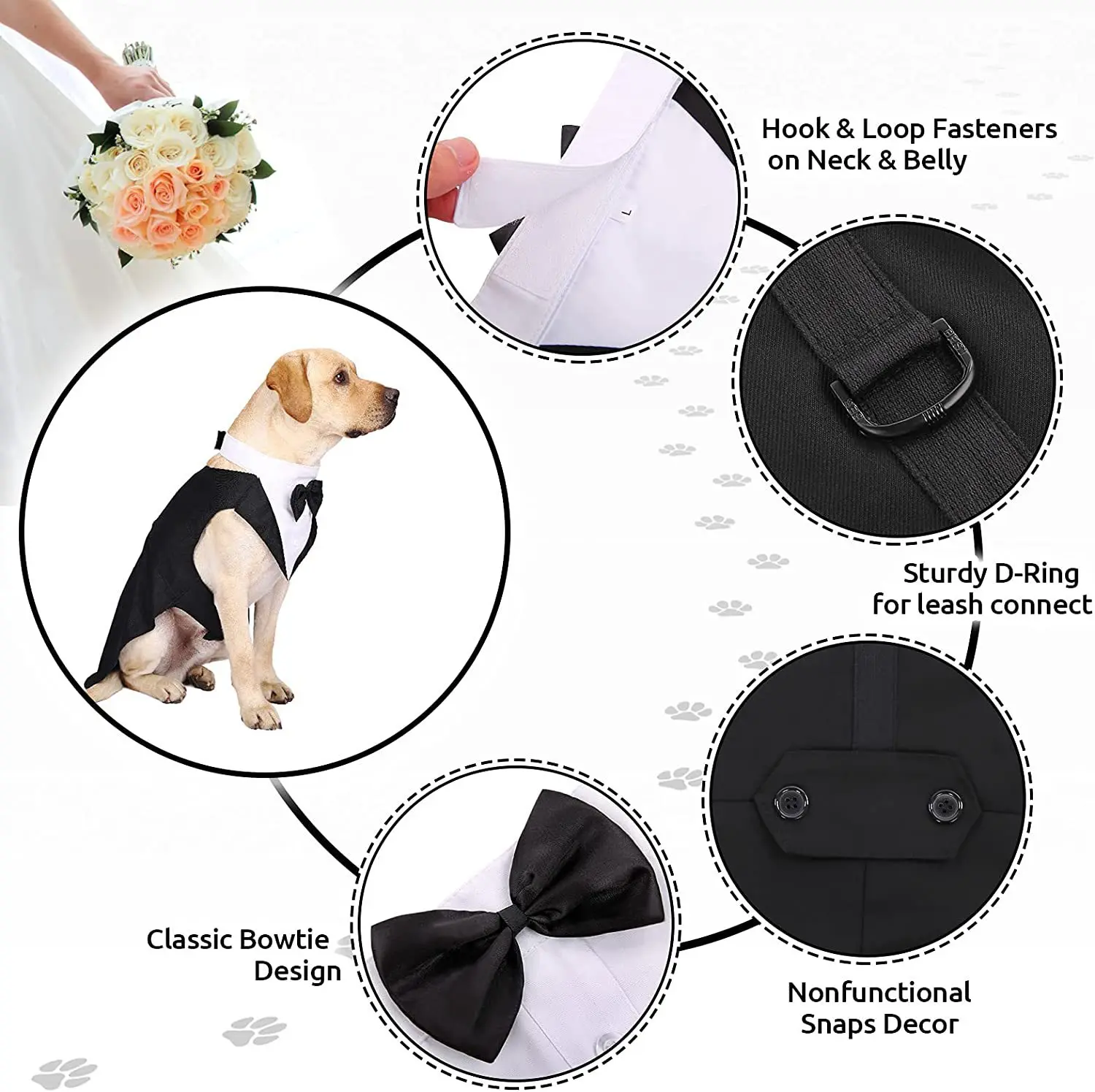 Roupas para cães de estimação, - Suit Supply Wedding Party avaliação e preço