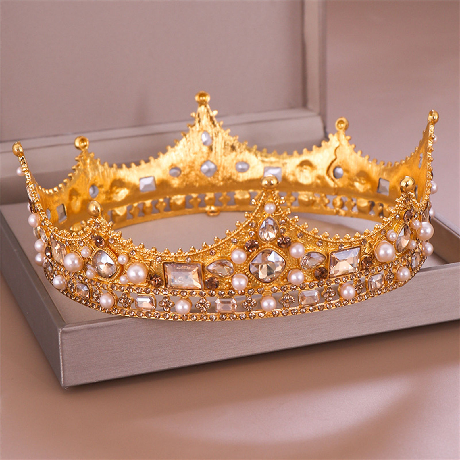Coroa de Noiva com Strass, Tia - Wedding Decoration Supply avaliação e preço